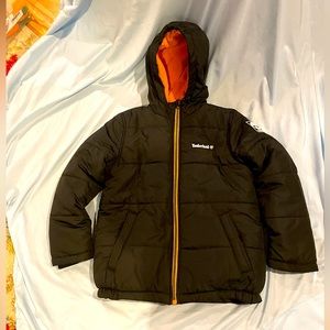 Timberland jacket coat! EC worn twice! Black size 10/12